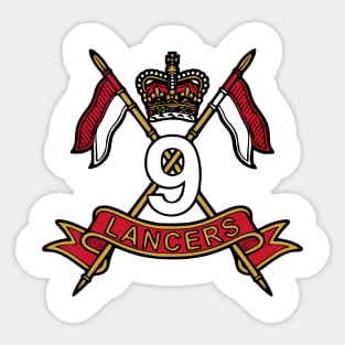 9th Queen's Royal Lancers Sticker